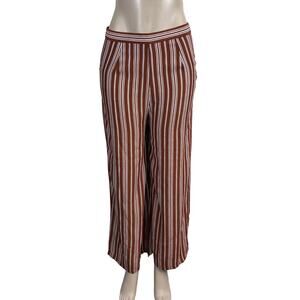 Anthropologie Gabrielle stripe print pants, size small, NWT